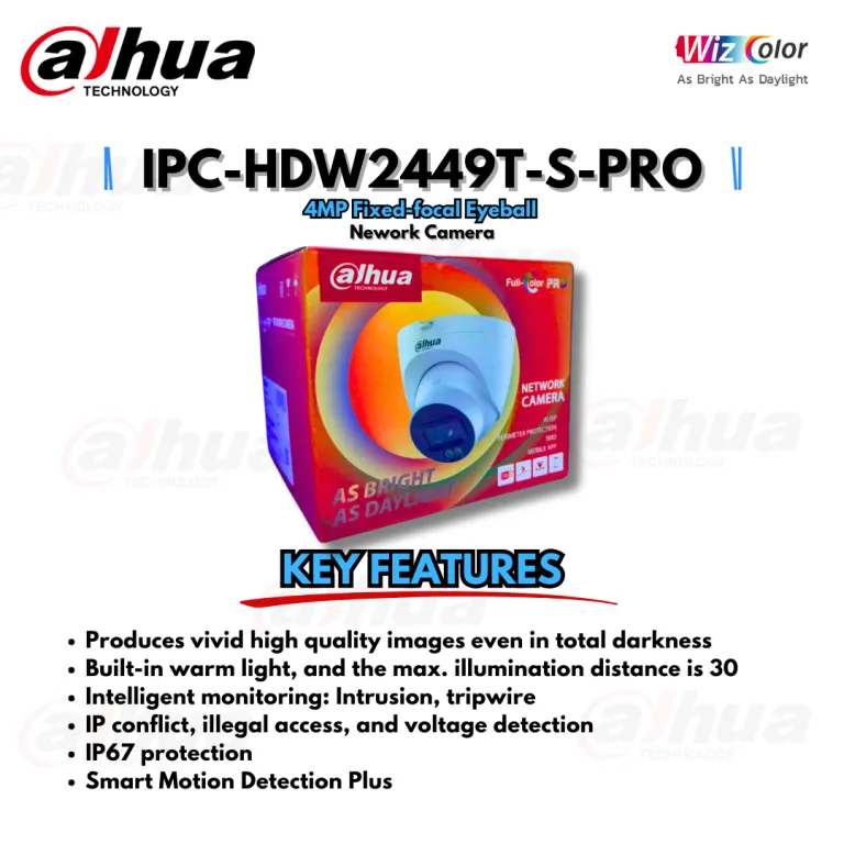 DHI-IPC-HDW2449T-S-PRO 4MP