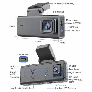 TRENDYGADGET AI2C-4G Dashcam