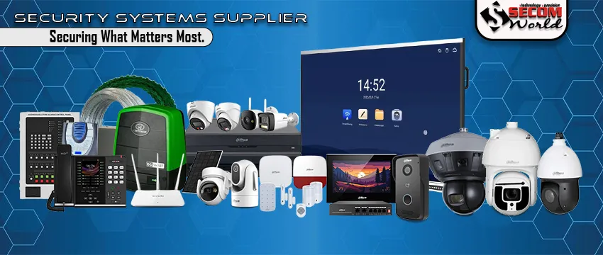 Secom World — security systems supplier in Kenya: CCTV cameras, alarms, smart locks, intercoms and networking