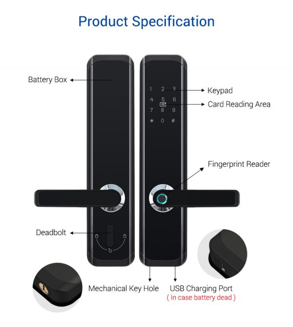SMARTLOCK TrendyLock X9 – Advanced Digital Door Lock for Ultimate Security - Image 6