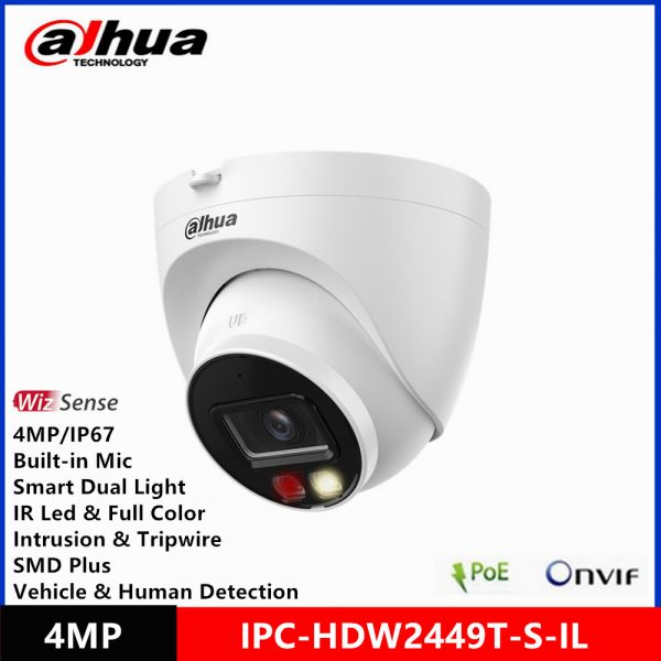 DH-IPC-HDW2449T-S-IL 4MP DOME IP CAMERA - Image 4