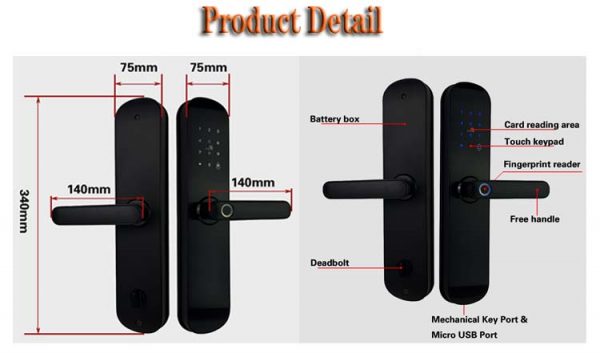SMARTLOCK TrendyLock X11 – Advanced Biometric Smart Lock - Image 4