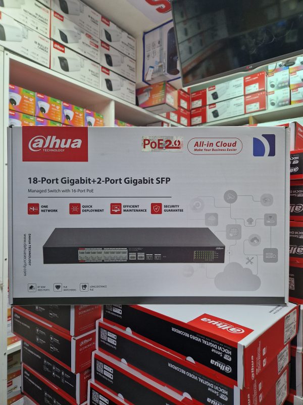 18-Port PoE Switch