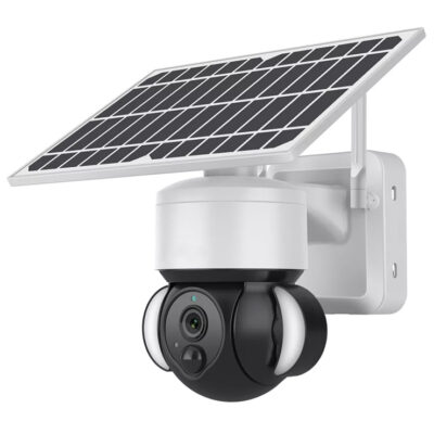 SOLAR BATTERY POWERED FLOODLIGHT PTZ CAMERA (ST‑518‑3M‑WIFI)